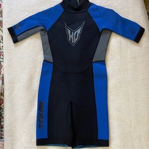 Youth Blue and Black Wetsuit
